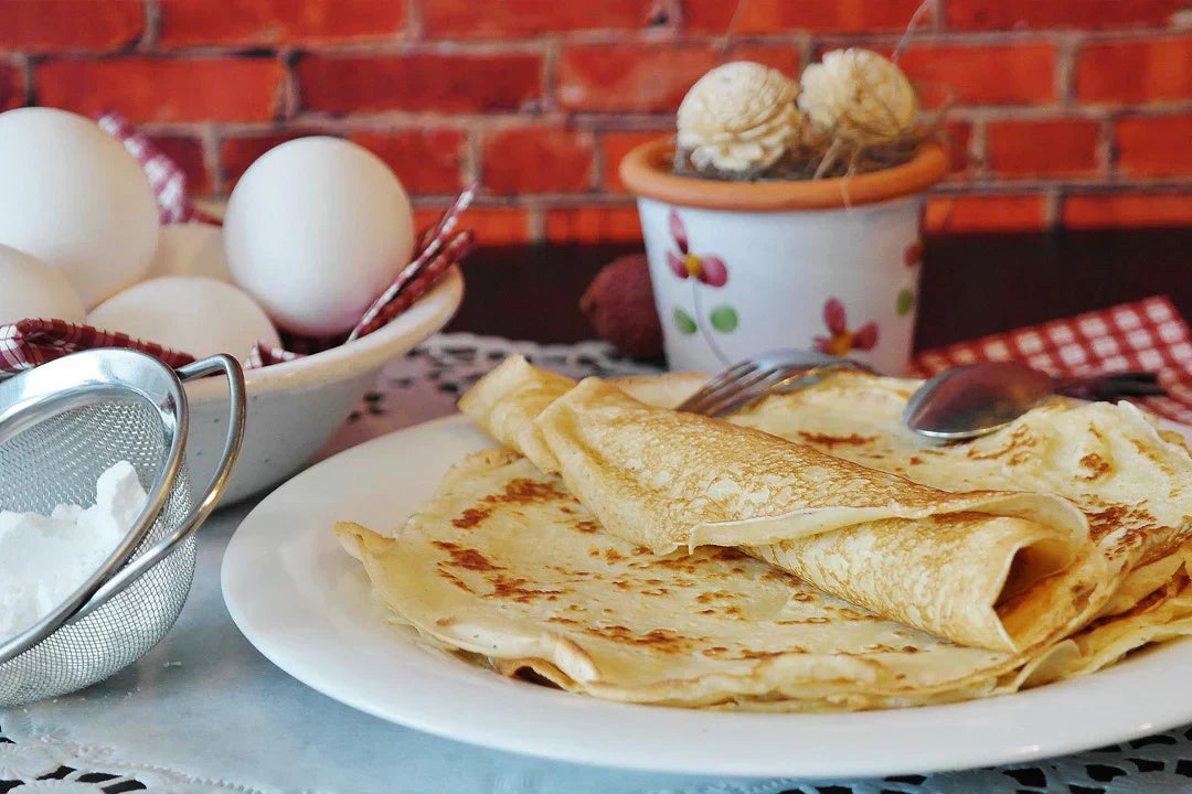 Recette crêpes protéinées whey vanille Lokie